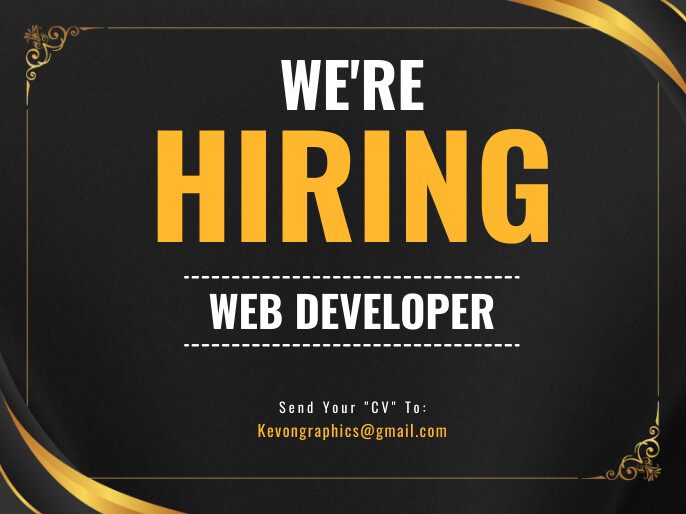 Hiring Template PosterMyWall