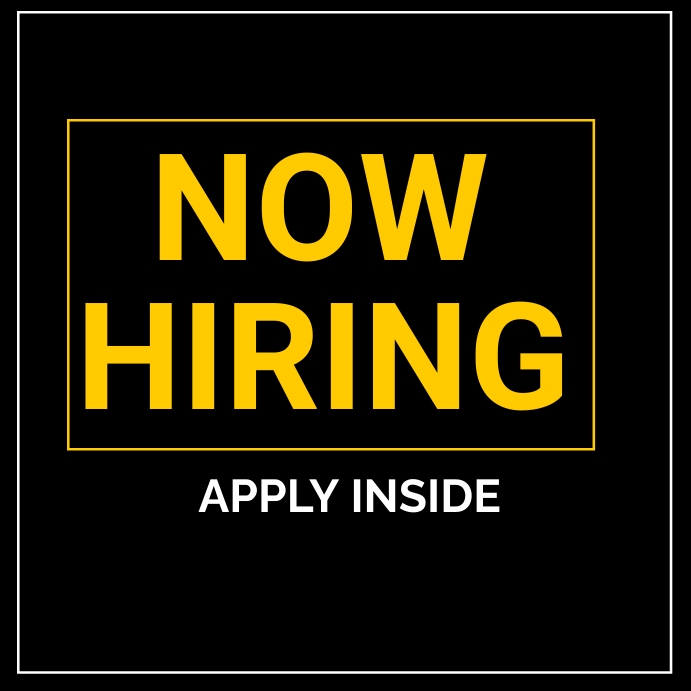 Hiring template Instagram Post