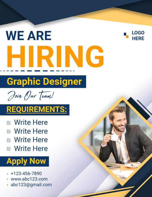 Hiring template Flyer (US Letter)