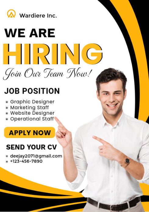 Copy of Hiring Template | PosterMyWall