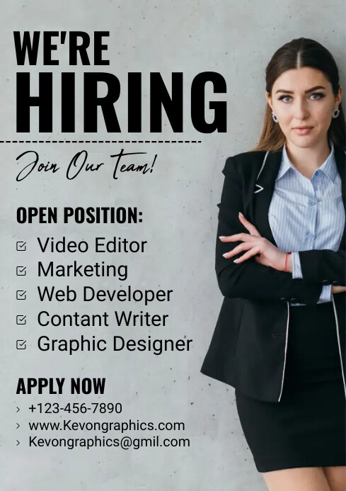 Hiring template A4