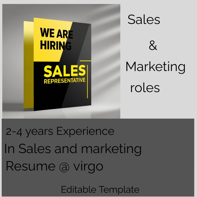 Plantilla de Hiring Template | PosterMyWall