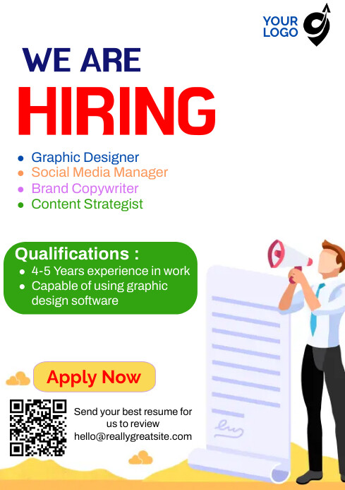 Hiring Template | PosterMyWall