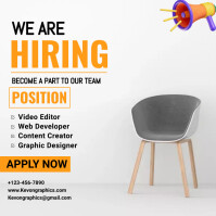 Hiring Template | PosterMyWall