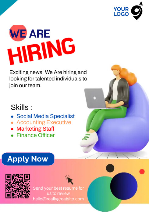 Hiring Template PosterMyWall