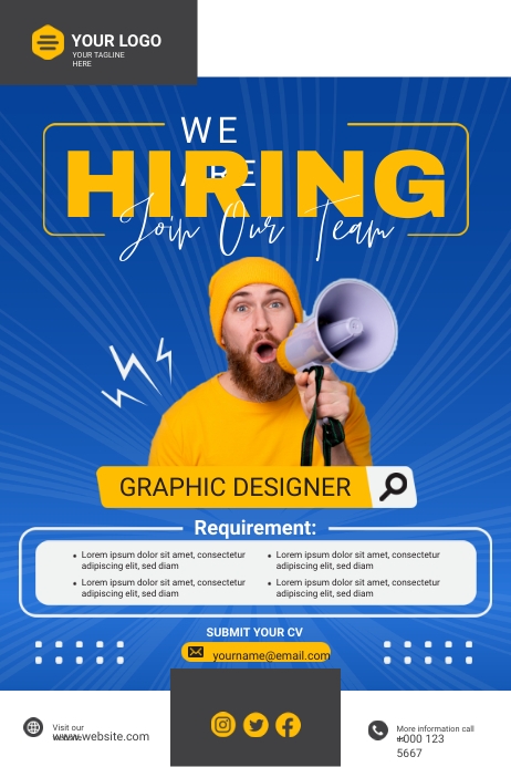 Hiring Template | PosterMyWall