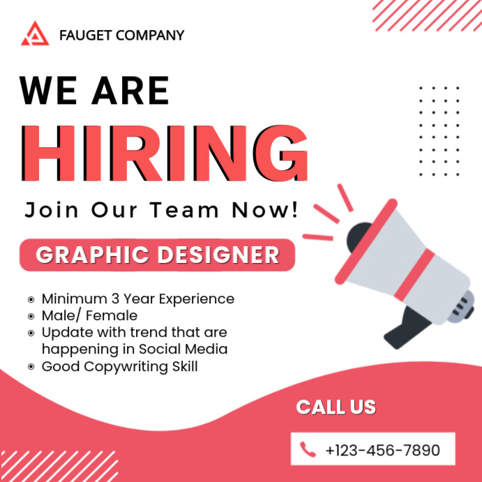 Copy of Hiring template | PosterMyWall
