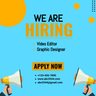 Hiring Template | PosterMyWall