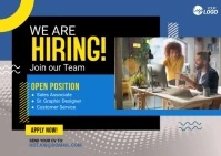 Hiring Video Template Postcard