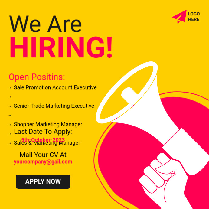 hiring32 Template | PosterMyWall