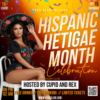 Hispanic Heritage Celebration Free Template Square (1:1)