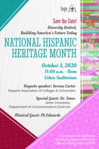 Hispanic Heritage Conference Poster