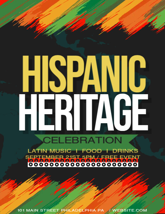 Hispanic heritage Template PosterMyWall