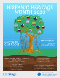 Hispanic Heritage Month Basic Flyer