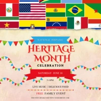 Yellow Hispanic Heritage Month Template