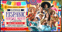 Hispanic Heritage Month Celebration ภาพที่แชร์บน Facebook Template