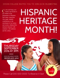 Hispanic Heritage Month College Flyer
