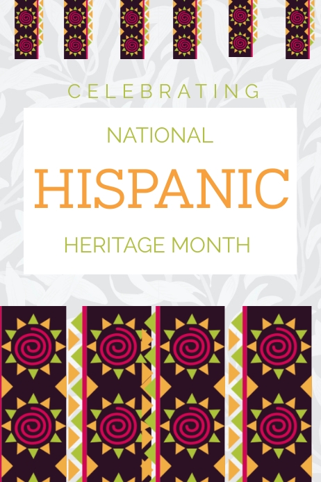 Hispanic Heritage Month Template PosterMyWall