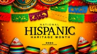 HISPANIC HERITAGE MONTH Digitalanzeige (16:9) template
