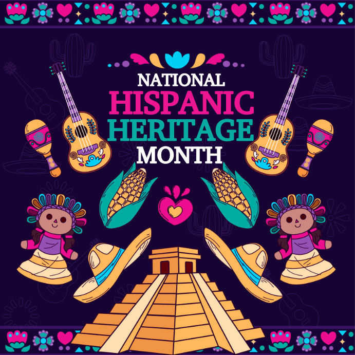 Hispanic Heritage month Template | PosterMyWall