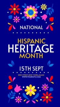 HISPANIC HERITAGE MONTH Instagram Story template