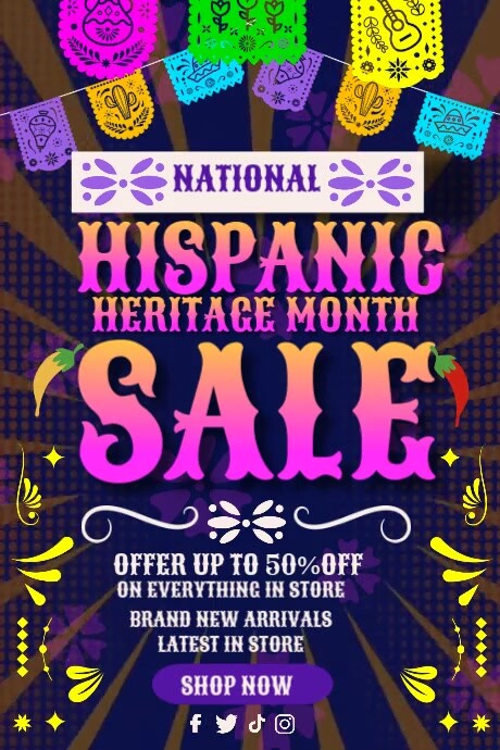 Hispanic Heritage Month Template | PosterMyWall