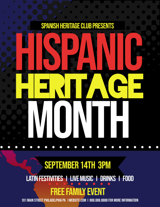 hispanic heritage month Template PosterMyWall