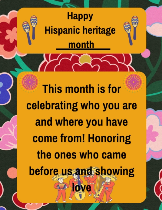 Plantilla de Hispanic heritage month | PosterMyWall