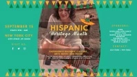 Hispanic Heritage Month Event Invite Video template