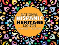 Hispanic heritage month flyer Template | PosterMyWall