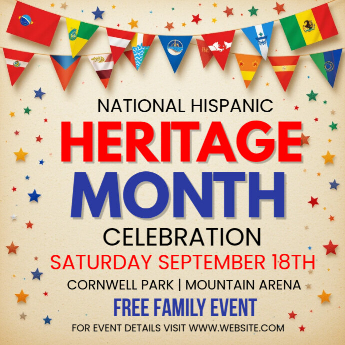 Copy of Hispanic Heritage Month Instagram Post | PosterMyWall