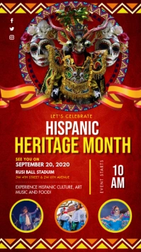 Hispanic Heritage Month Instagram Story template