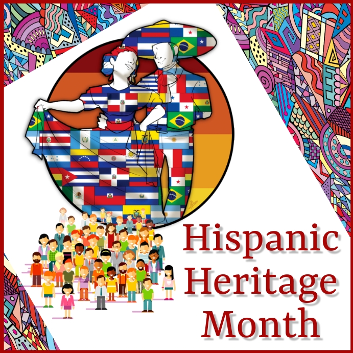 Hispanic Heritage Month Posters Instagram-bericht template