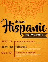 Create Hispanic Heritage Month Flyers Postermywall