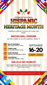 Hispanic Heritage Month Story Template Checke