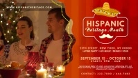 Hispanic Heritage Month Video Invitation template
