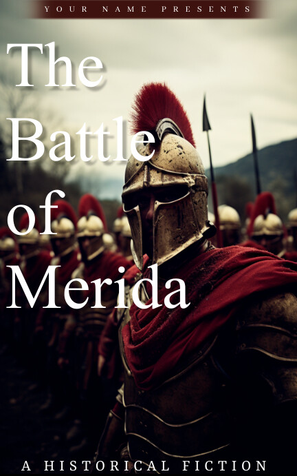 Historical fiction roman greek warrior book c Kindle / Okładki książek template