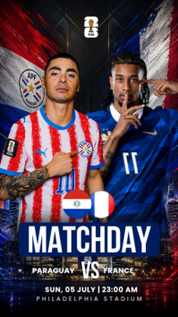 Hitam Futuristik Football Match Instagram Story template