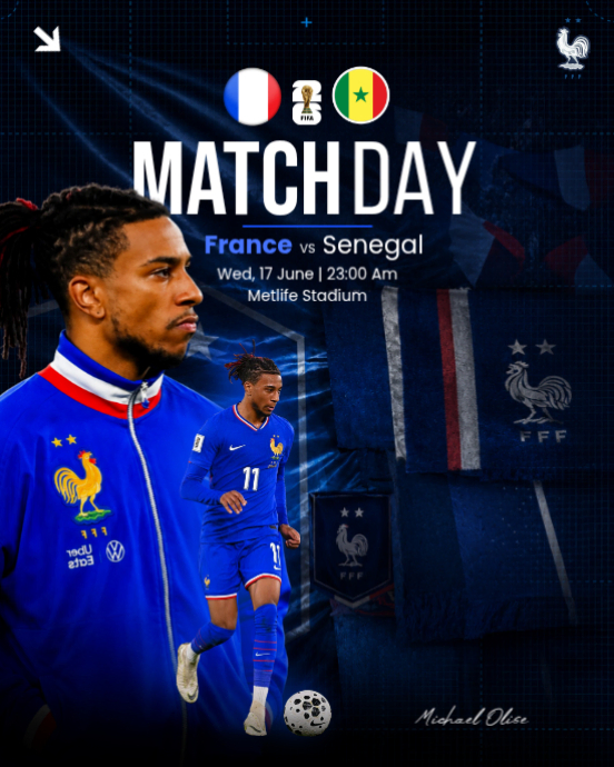 Plantilla de Football Match Announcement | PosterMyWall