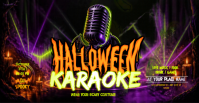 Nero Halloween Karaoke Event Copertina evento Facebook Template