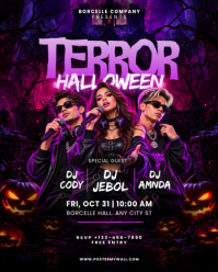 Nero Halloween Party Instagram Portrait Template