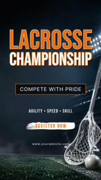 Sort Lacrosse Championship História do Instagram Template
