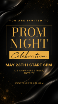 Hitam Profesional Prom Night Celebration Instagram Story template