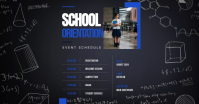 Hitam School Orientation Facebook Shared Image Template