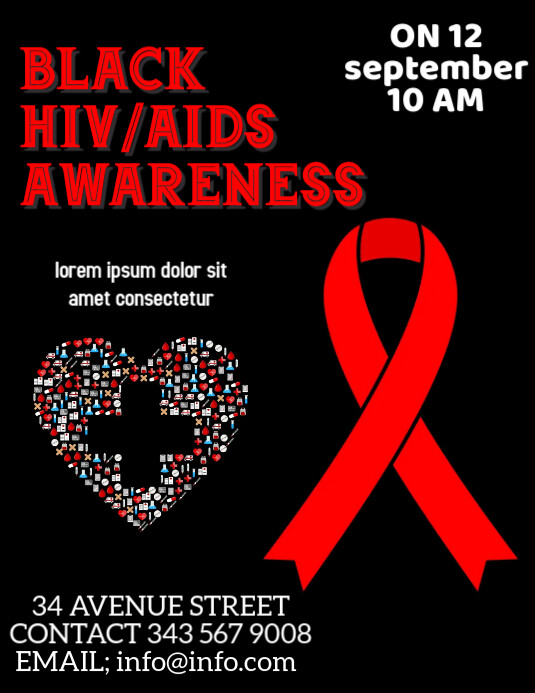 HIV/Aids awareness poster | PosterMyWall