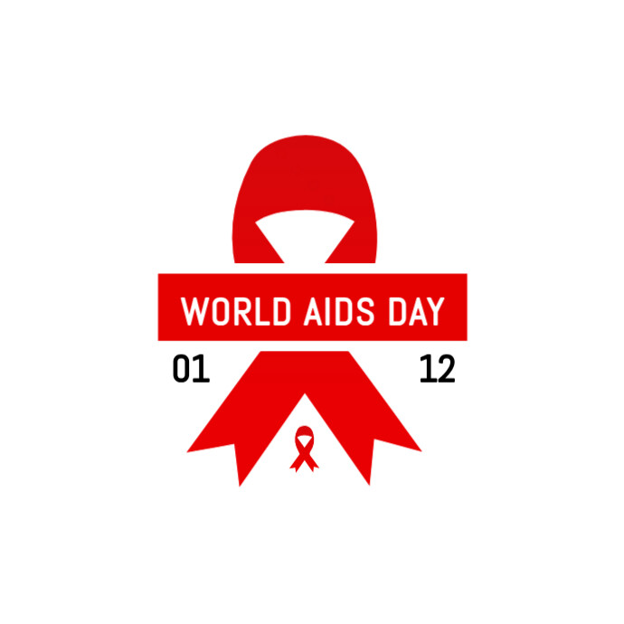 Hiv/aids/world Aids Day/stop Aids/symbol/red Ribbon/icon/brand Identity ...