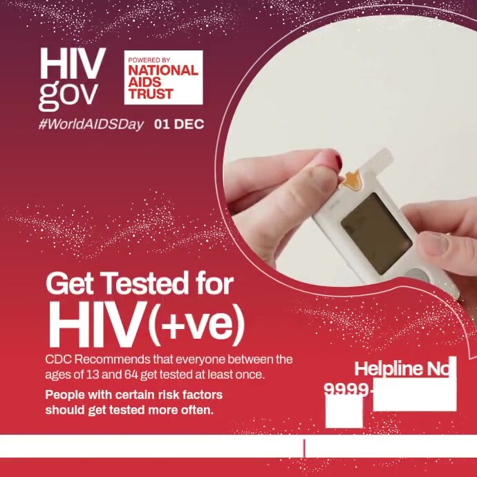 HIV Health Checkup Post Template | PosterMyWall