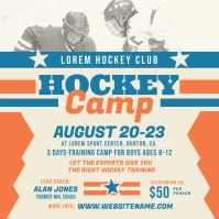 Hockey Camp Instagram Post template