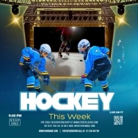 Hockey Championship Pos Instagram template