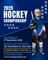 HOCKEY CHAMPIONSHIP INSTAGRAM POST template
